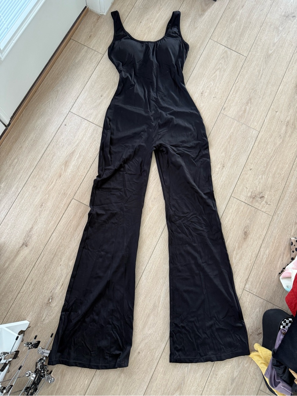 Black Women's Wide-Leg Jumpsuit